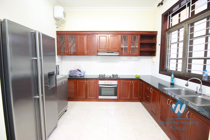 Charming house with small yard for rent in Ciputra, Block D, Tay Ho, Ha Noi